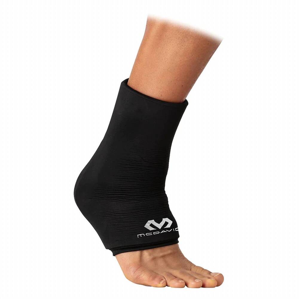 NEW MCDAVID flex ice-heat therapy ankle compression sleeve in black